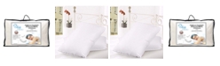 Sweet Home Collection Down and Feather Blend 100% Cotton Cover Premium Standard Pillow 2-Pack